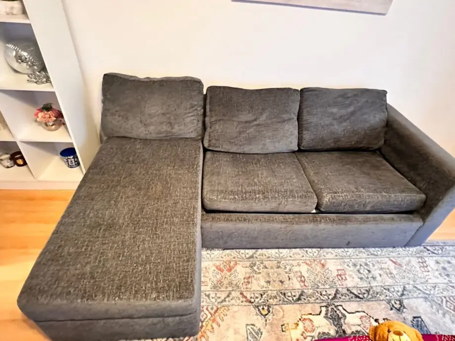 Sedak grey corner sofa bed