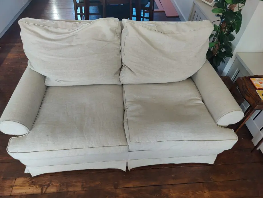 Comfy Two-Seater Sofa – Neutral Beige (Bespoke)