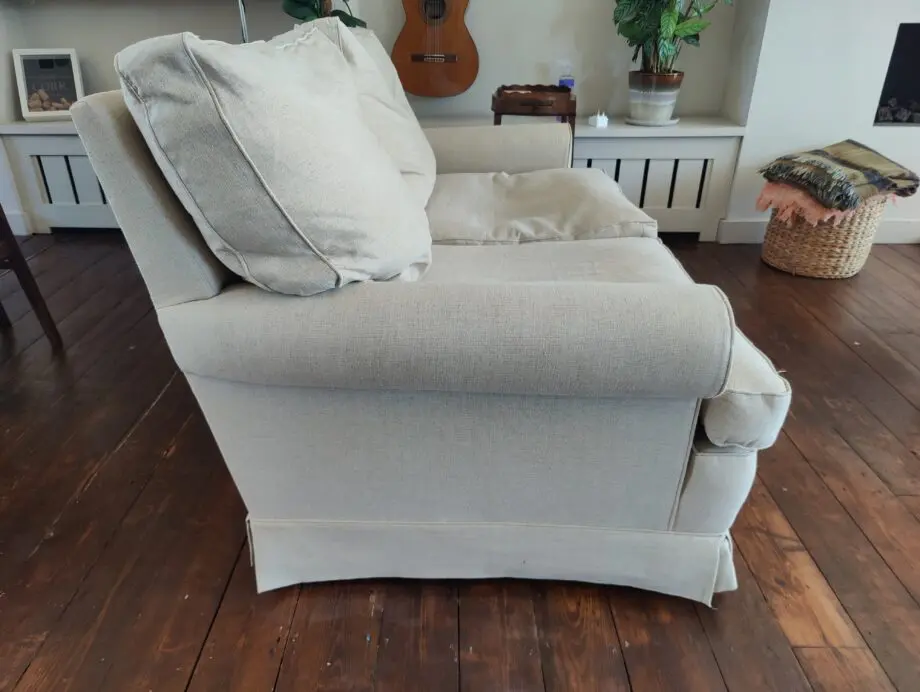 Comfy Two-Seater Sofa – Neutral Beige (Bespoke)