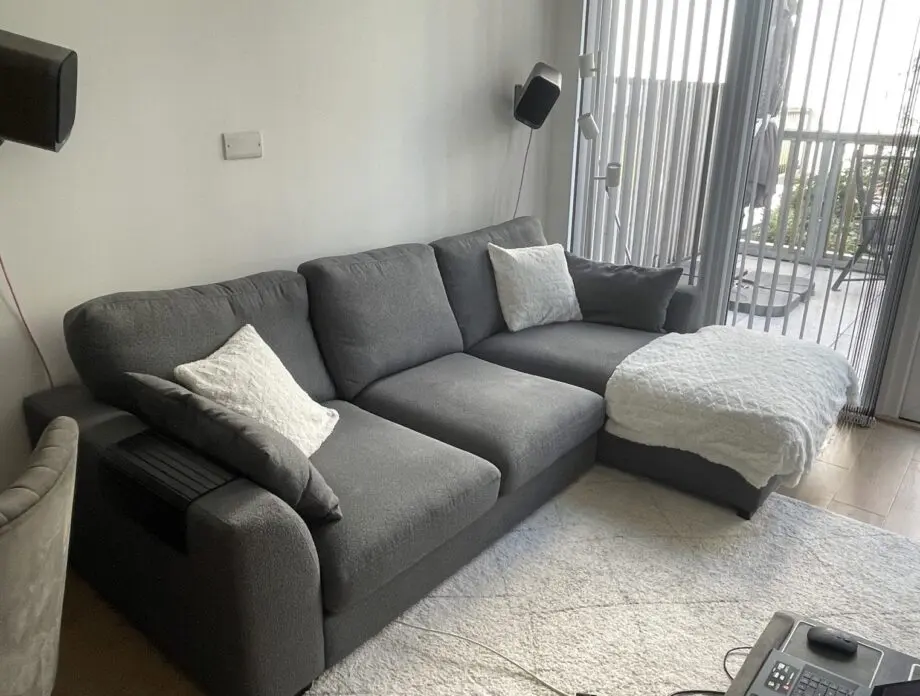 Dfs Black Corner Sofa For Sale || Free Delivery in all UK