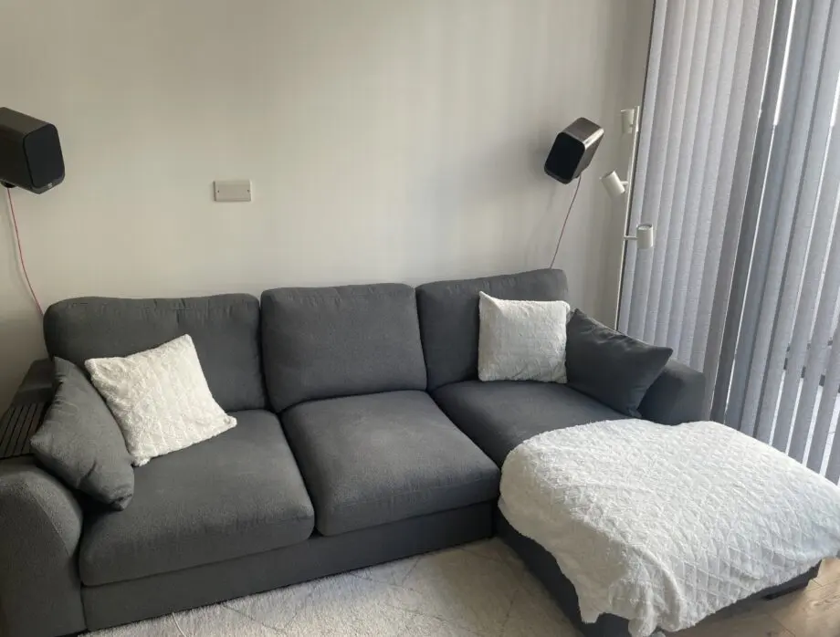 Dfs Black Corner Sofa For Sale || Free Delivery in all UK