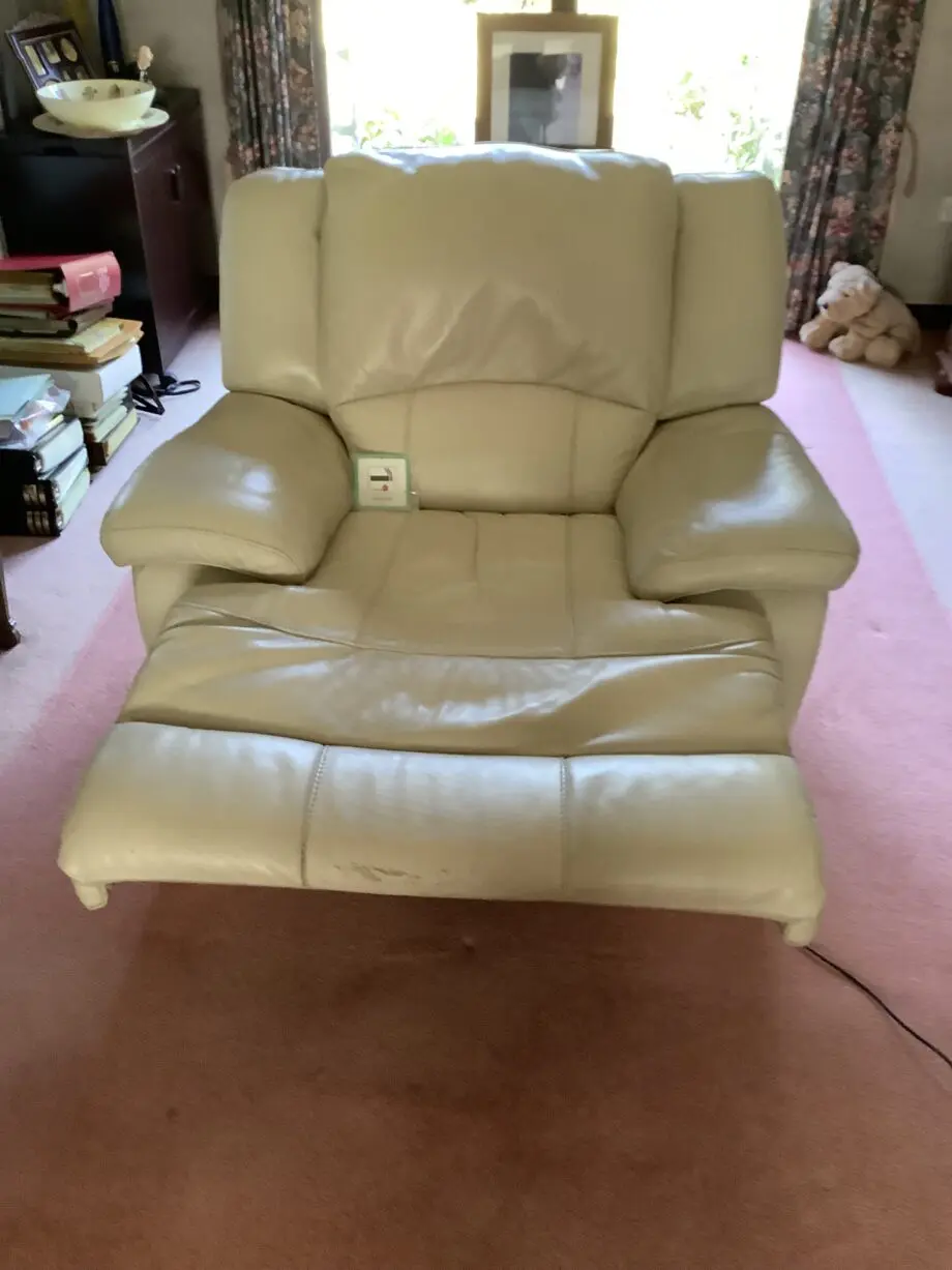 Fully functional leather electric chair