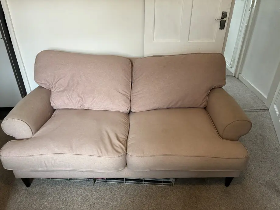 Pink sofa