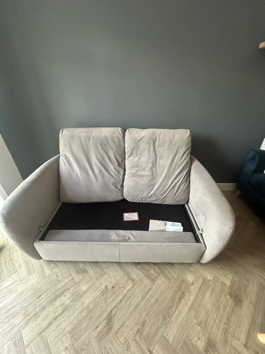 SNUG cloud sundae grey sofa with storage