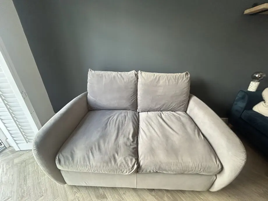 SNUG cloud sundae grey sofa with storage
