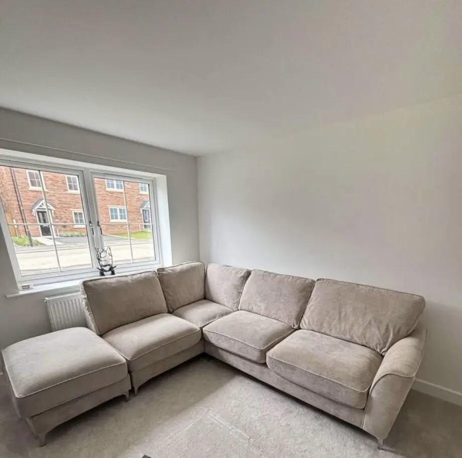 Furniture Village Kingston Grey Legend Classic Back Corner Sofa