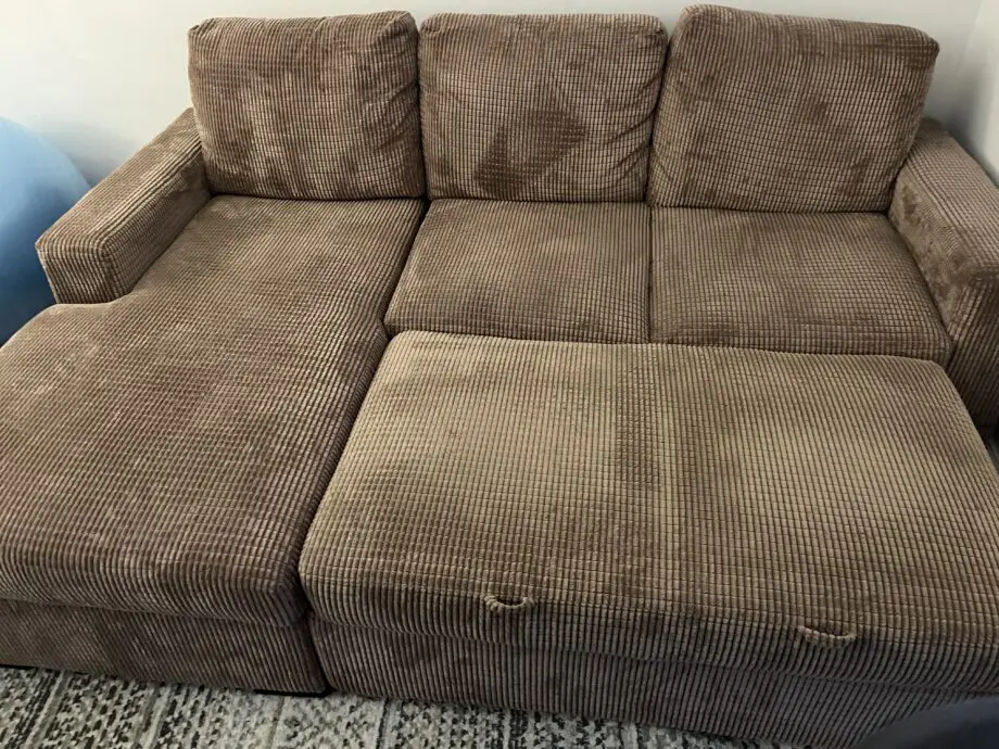Three seater corner sofabed