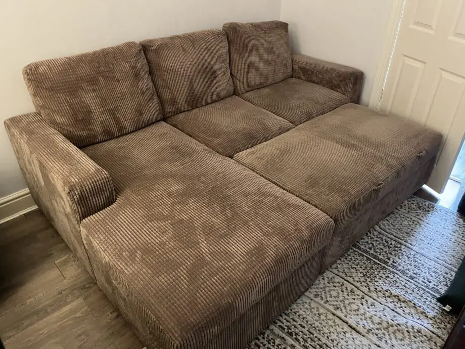 Three seater corner sofabed