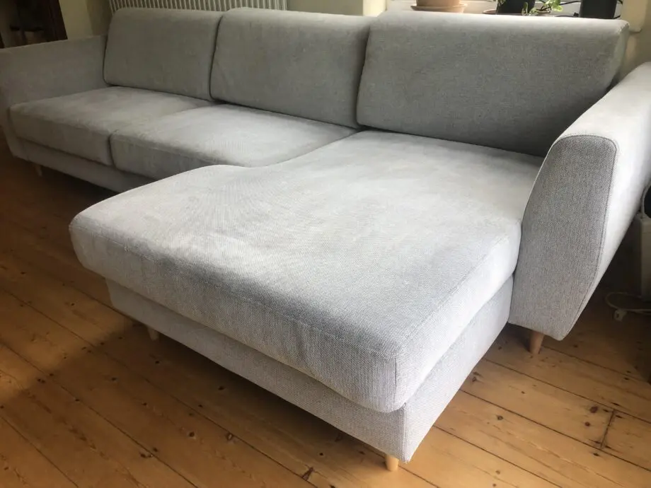 Ikea corner sofa with ottoman. Great condition.