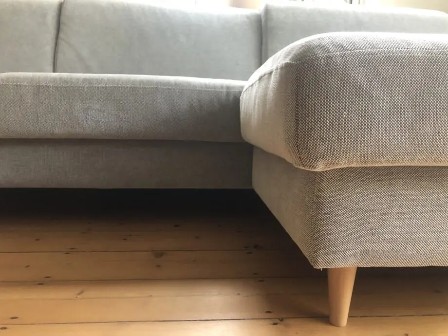 Ikea corner sofa with ottoman. Great condition.