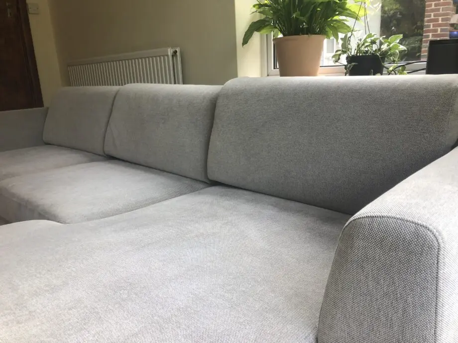 Ikea corner sofa with ottoman. Great condition.