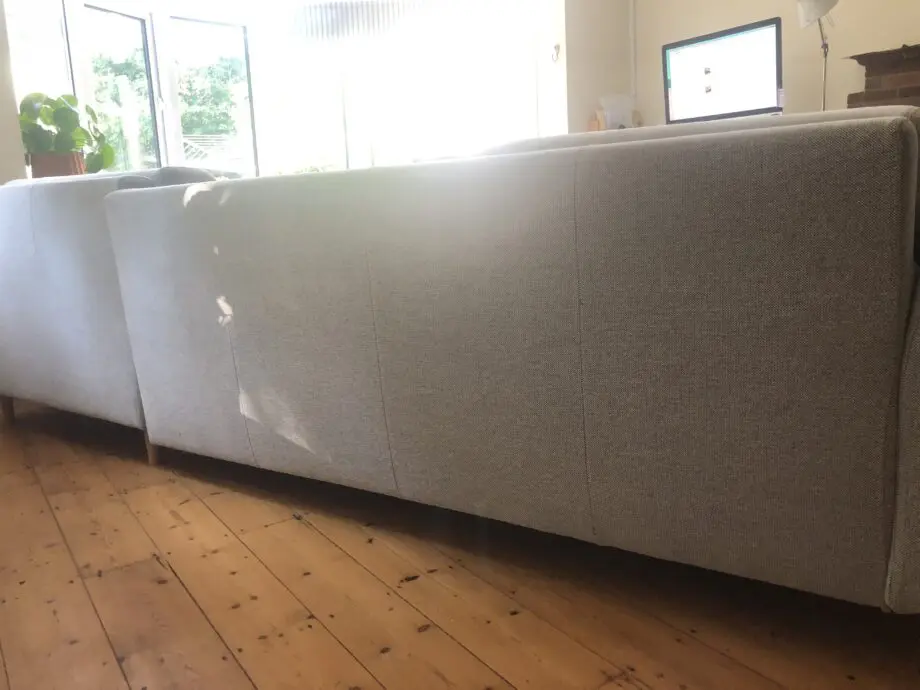 Ikea corner sofa with ottoman. Great condition.
