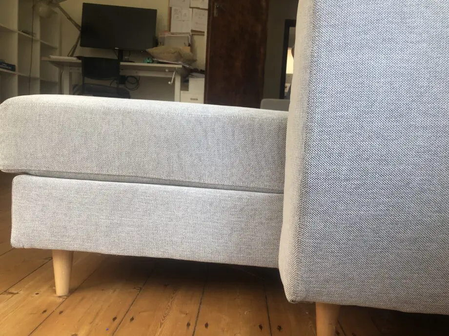 Ikea corner sofa with ottoman. Great condition.