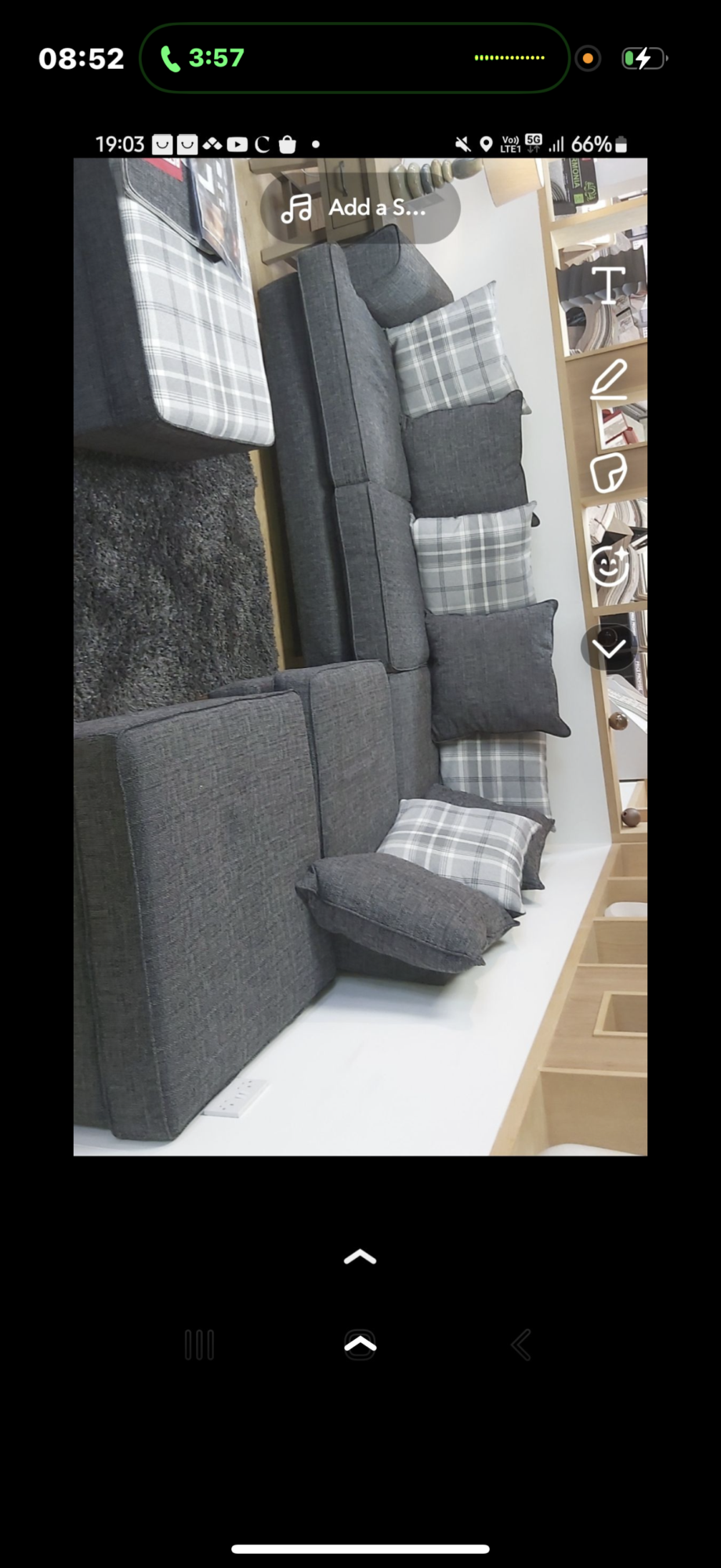 Grey sofa