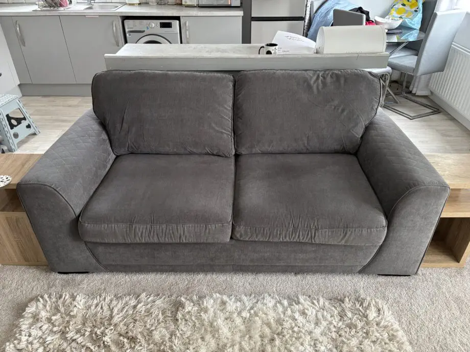 DFS Grey Orca 3 seater sofa
