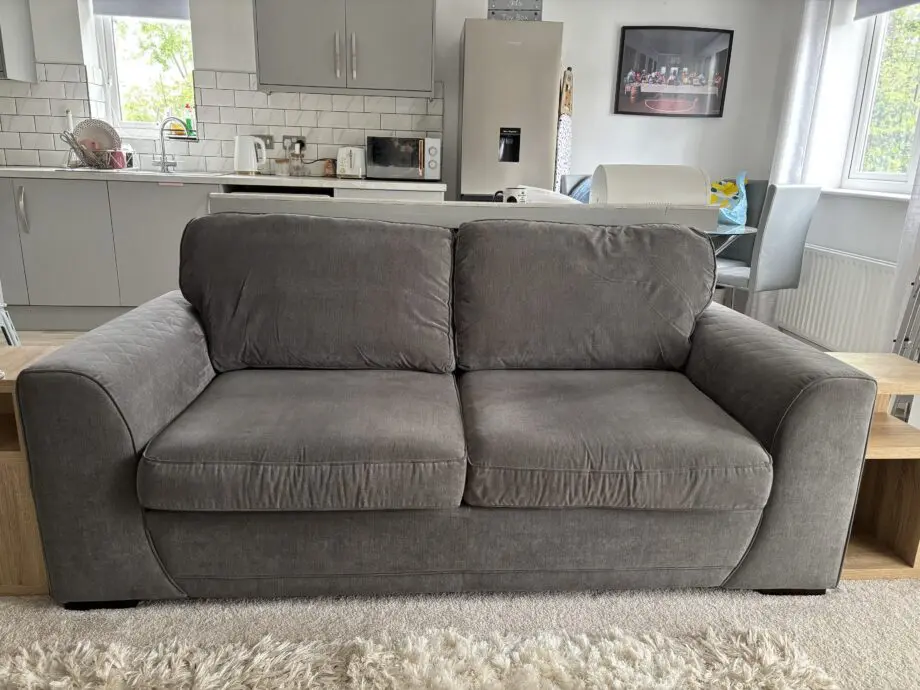 DFS Grey Orca 3 seater sofa