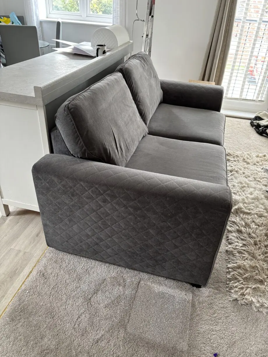 DFS Grey Orca 3 seater sofa