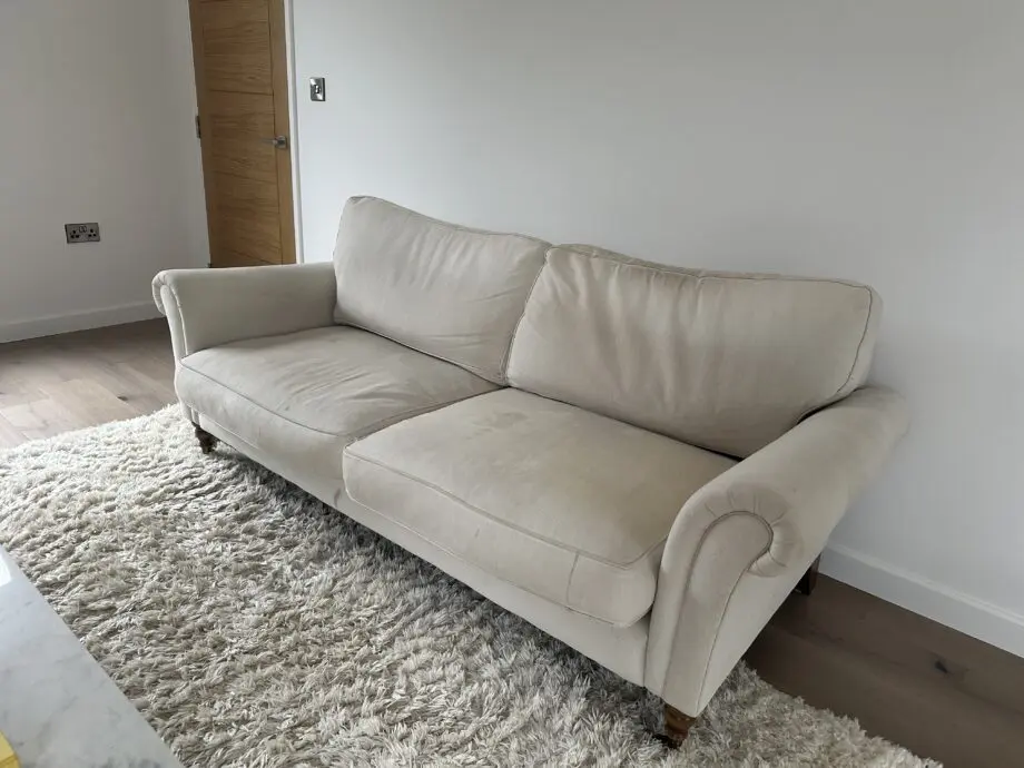Arlo and Jacob cream/biscuit sofa