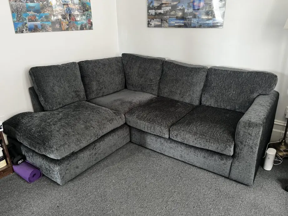 Wayfair Dark grey corner sofa