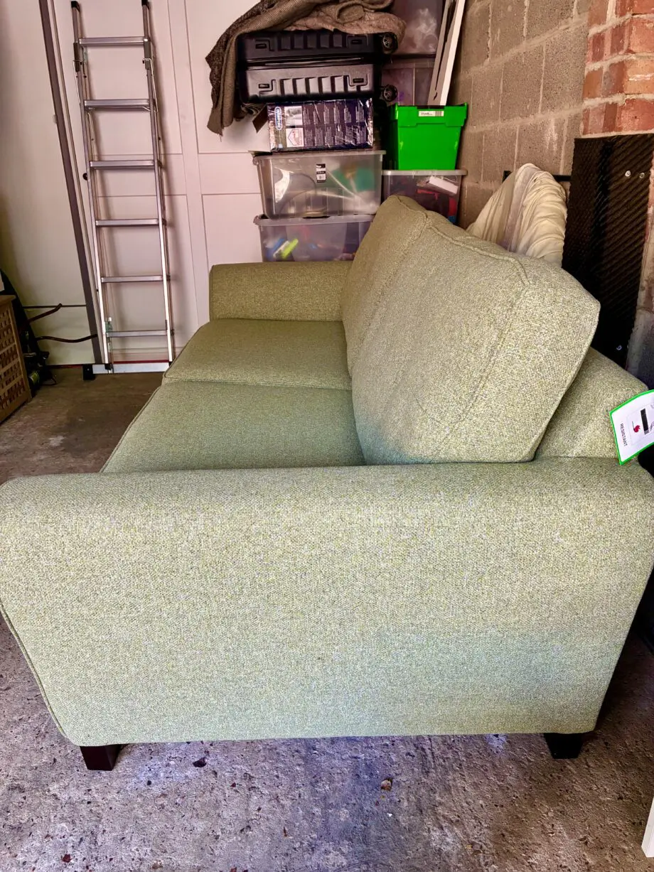 DFS Jayce 4 Seater Sage Fabric Sofa