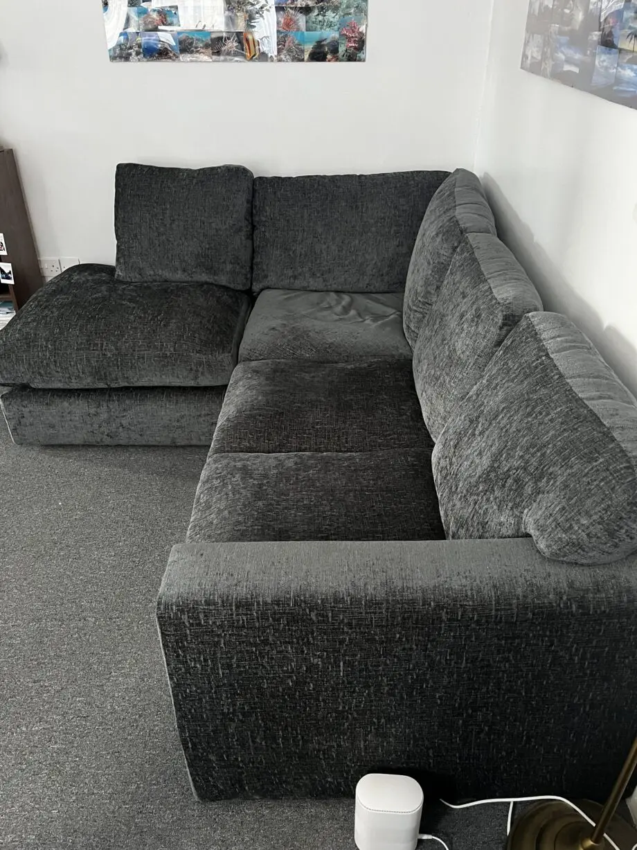 Wayfair Dark grey corner sofa