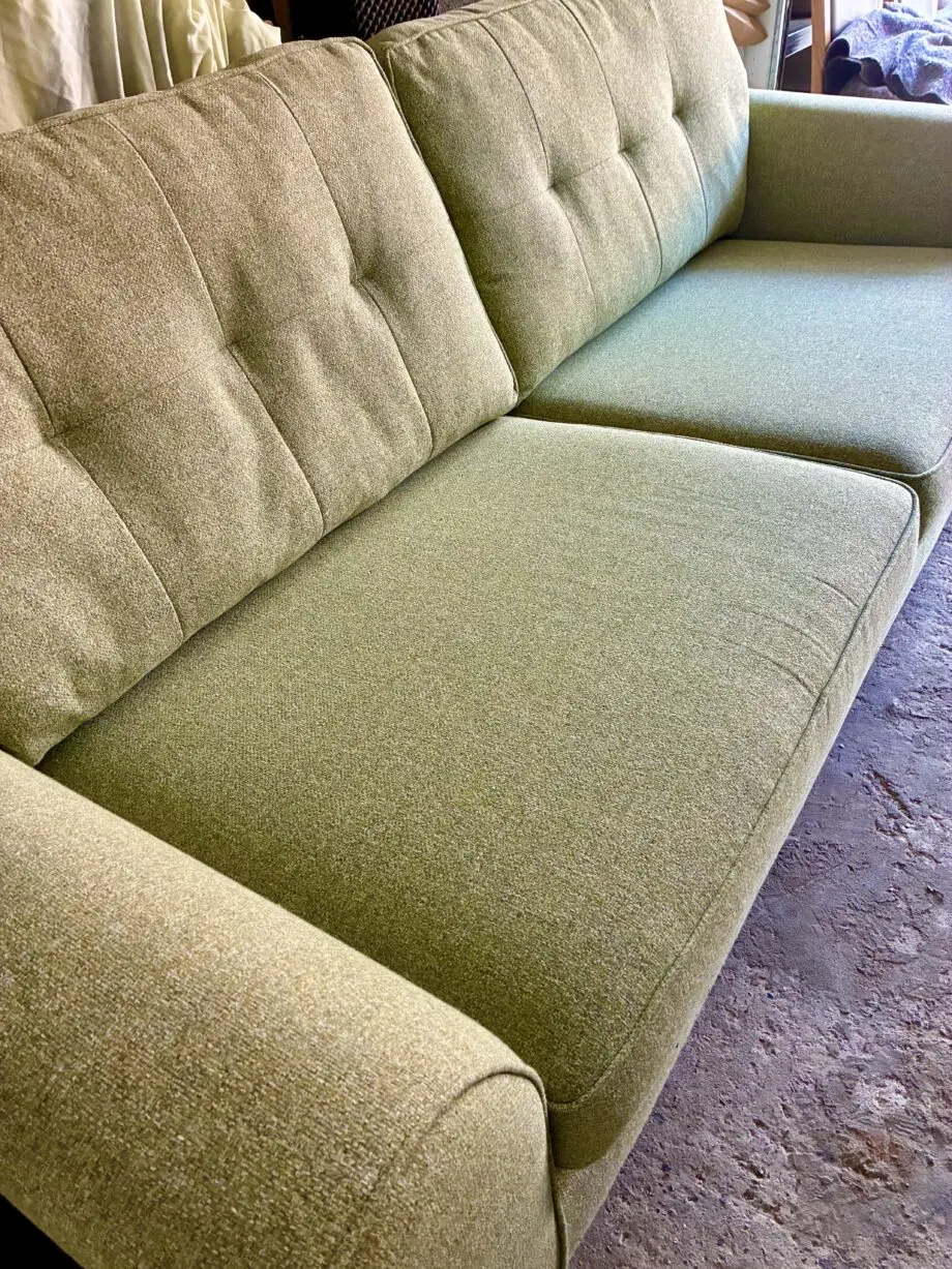 DFS Jayce 4 Seater Sage Fabric Sofa