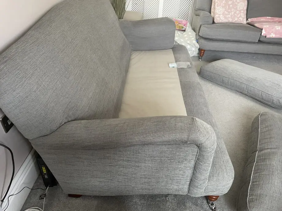 Next Laura Ashley grey sofa
