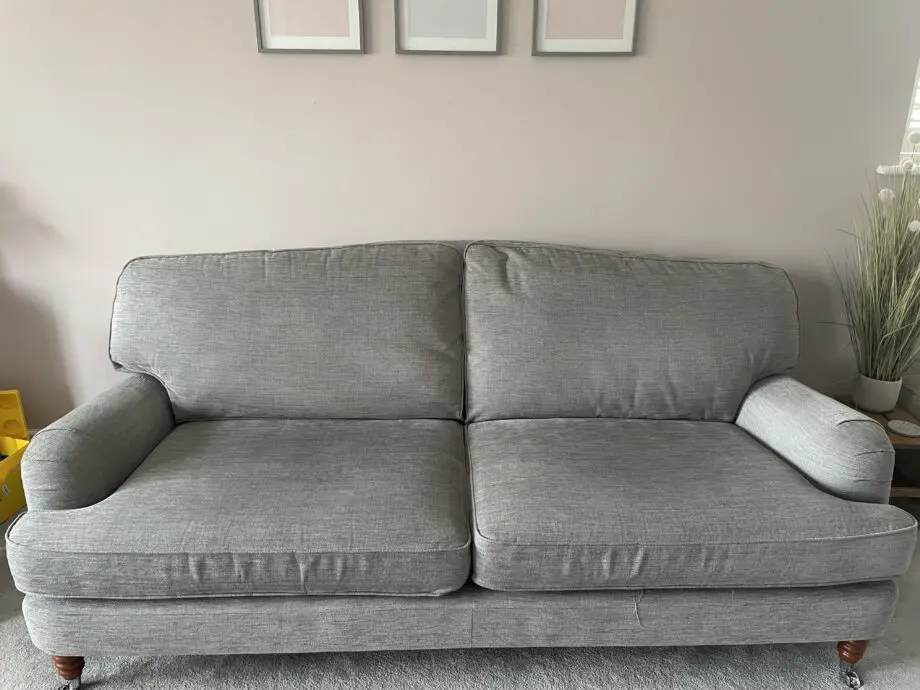 Next Laura Ashley grey sofa