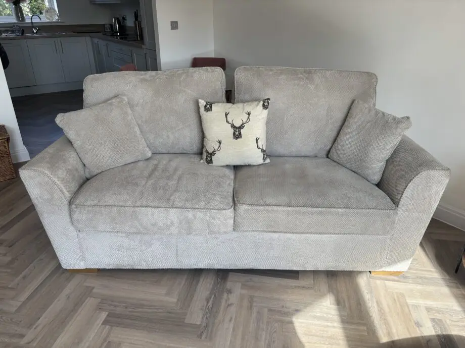 Oak Furniture Land Silver Nebraska 3 Seater