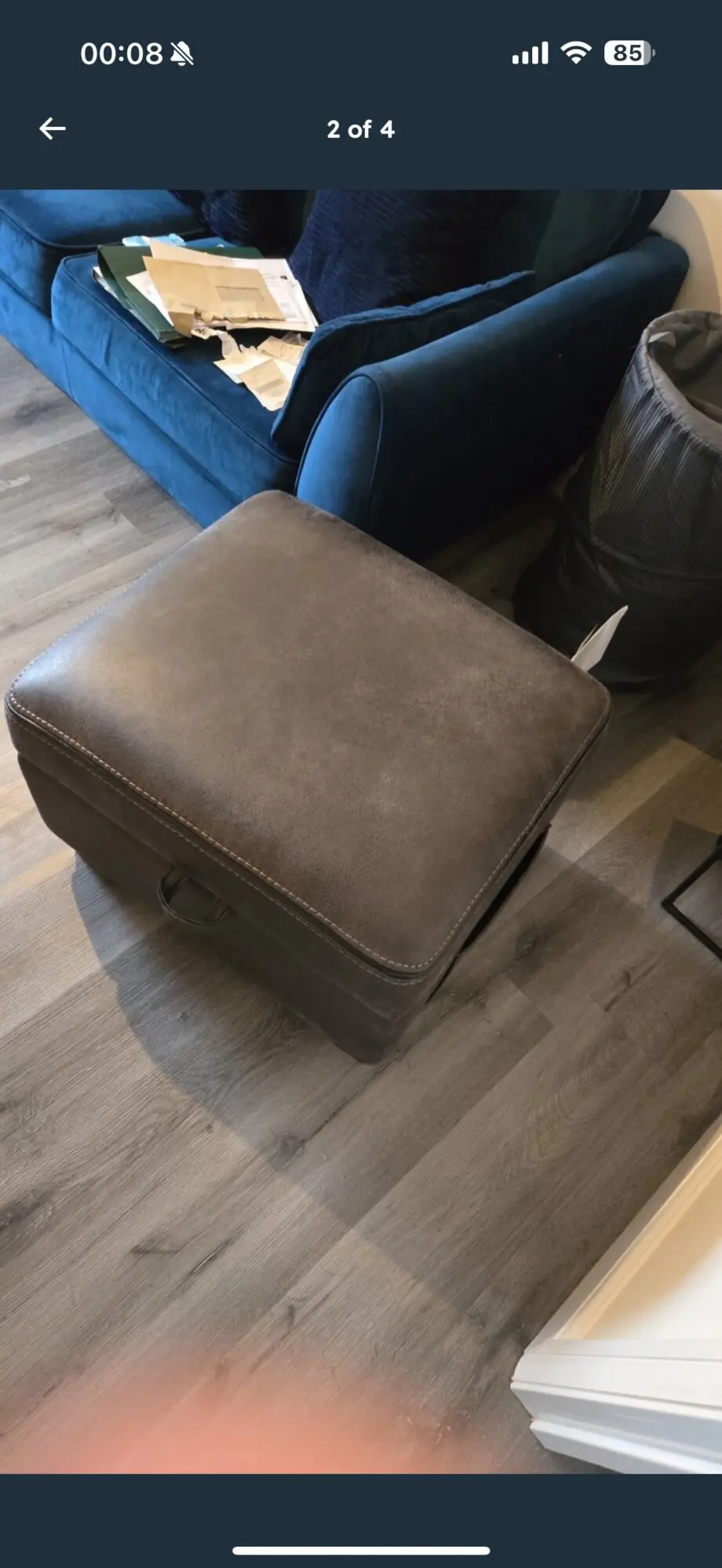 Brand new 3 seater sofa with foot stool