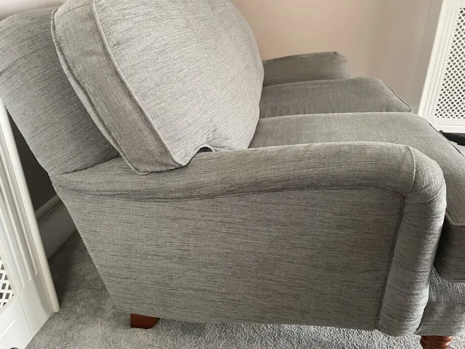 Next Laura Ashley grey small sofa
