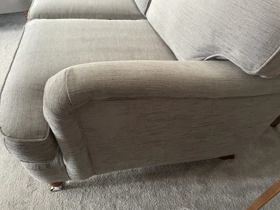 Next Laura Ashley grey small sofa