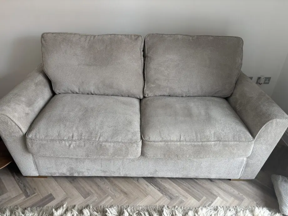 Oak Furniture Land Silver Nebraska 3 Seater