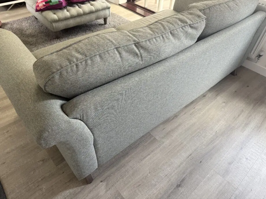 DFS Woodstock 4 Seater sofa with matching footstool