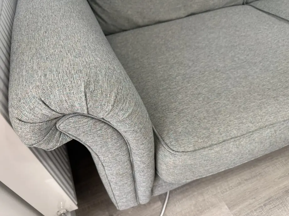 DFS Woodstock 4 Seater sofa with matching footstool