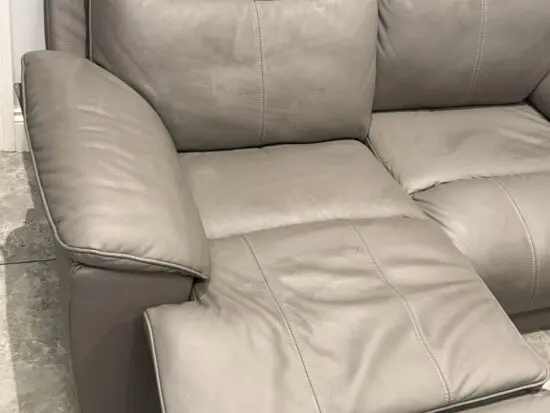 Grey Electric Recliner Sofa