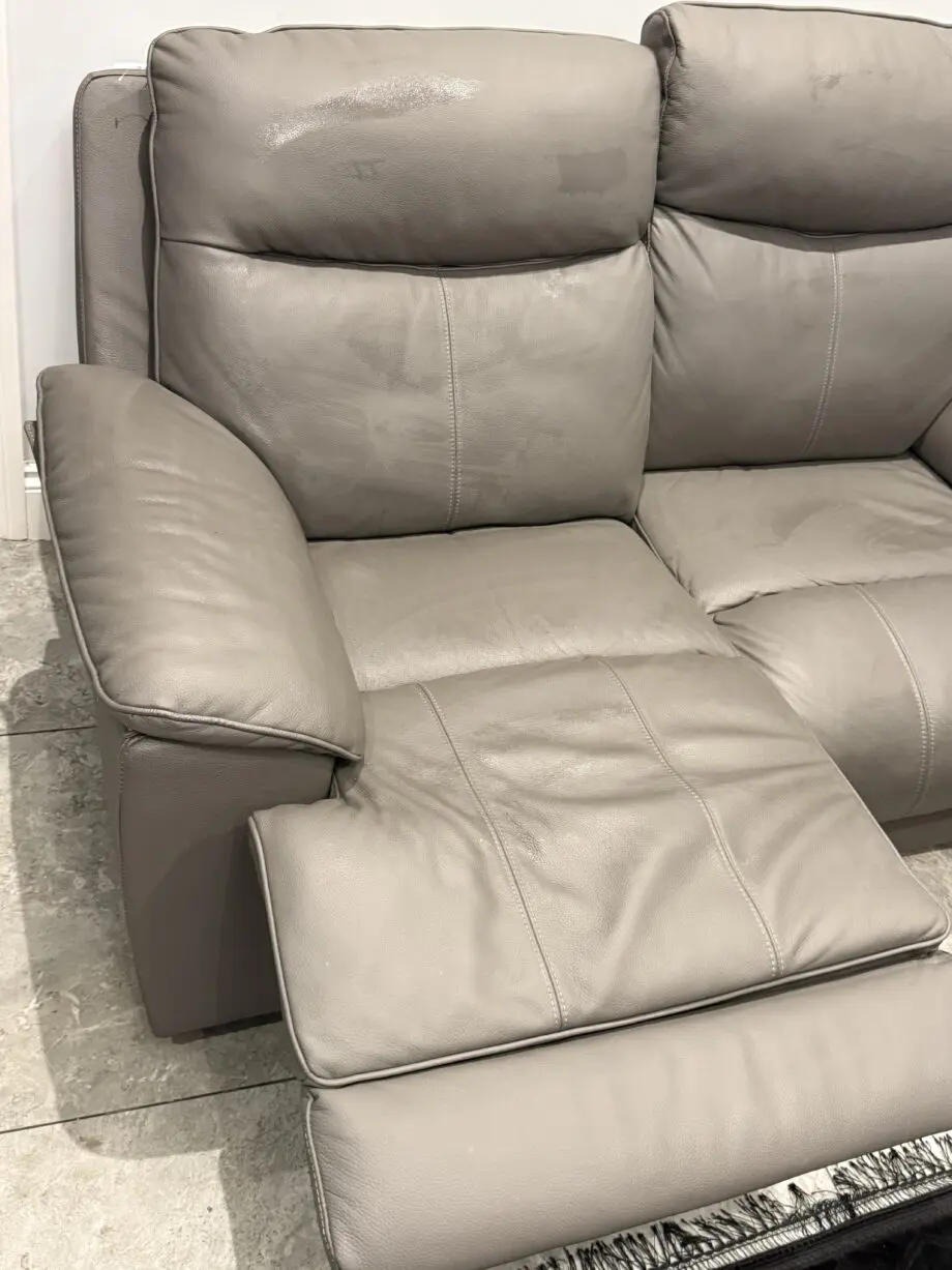 Grey Electric Recliner Sofa