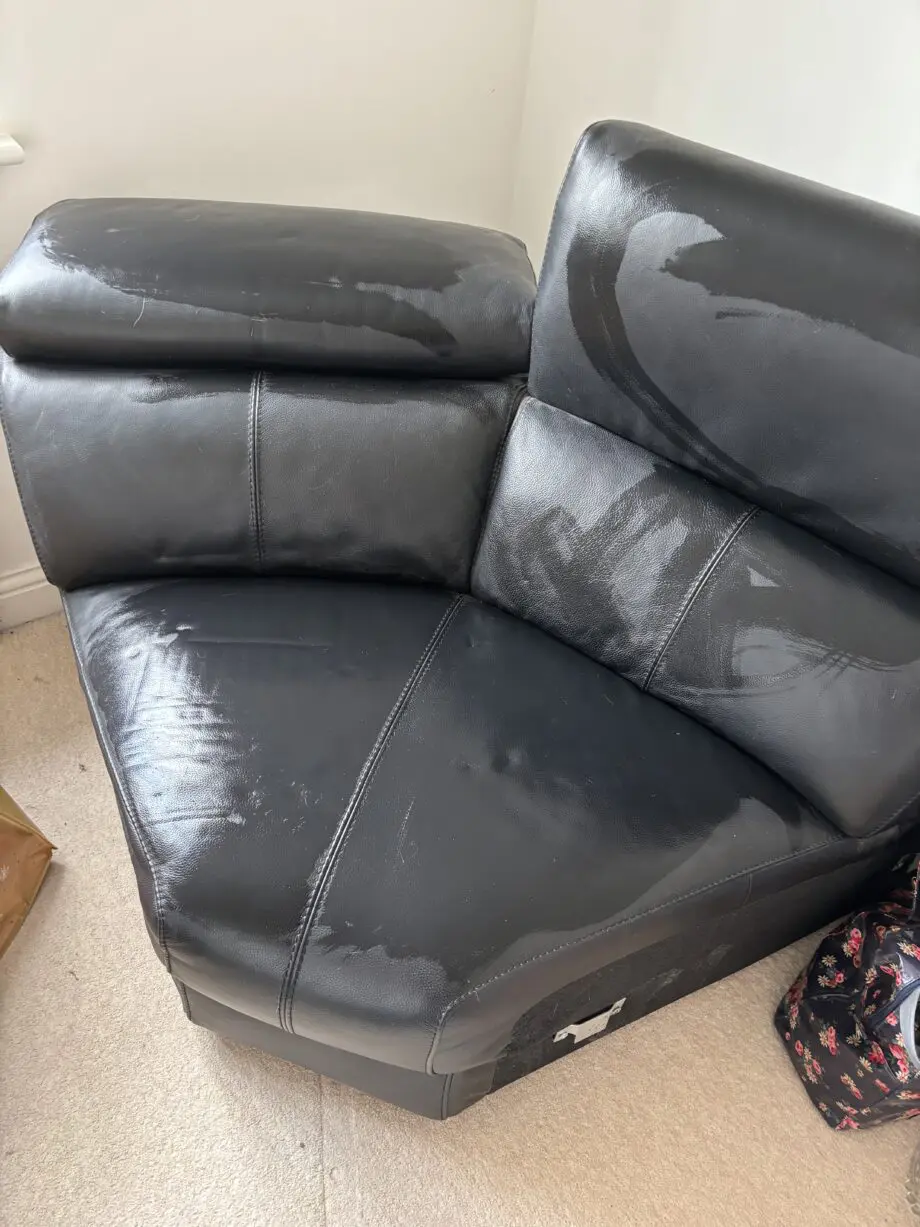 Leather corner unit
