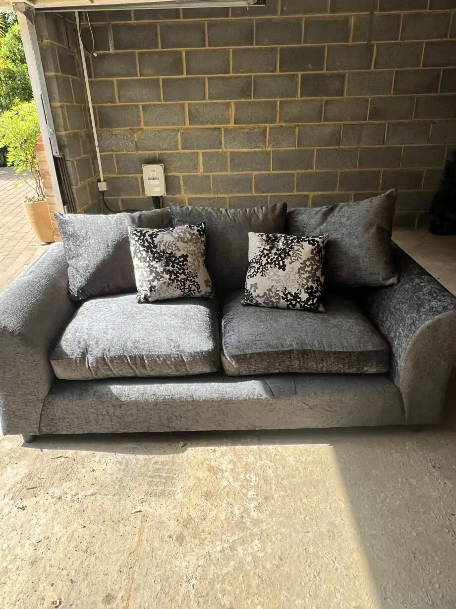 Two seater brand new unused sofa