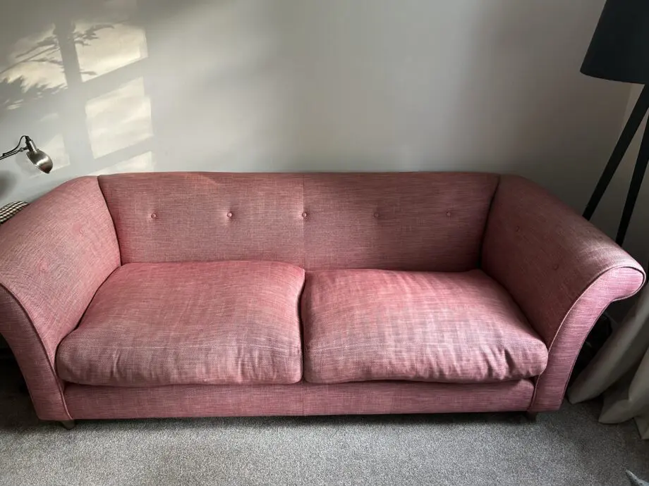 Loaf sofa, red/pink - 3 seater