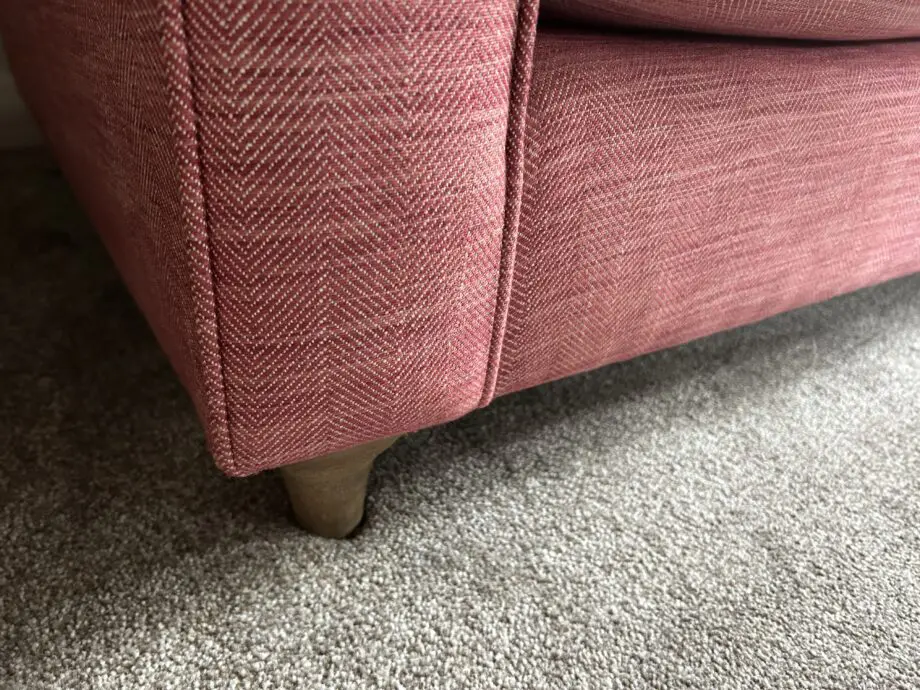 Loaf sofa, red/pink - 3 seater