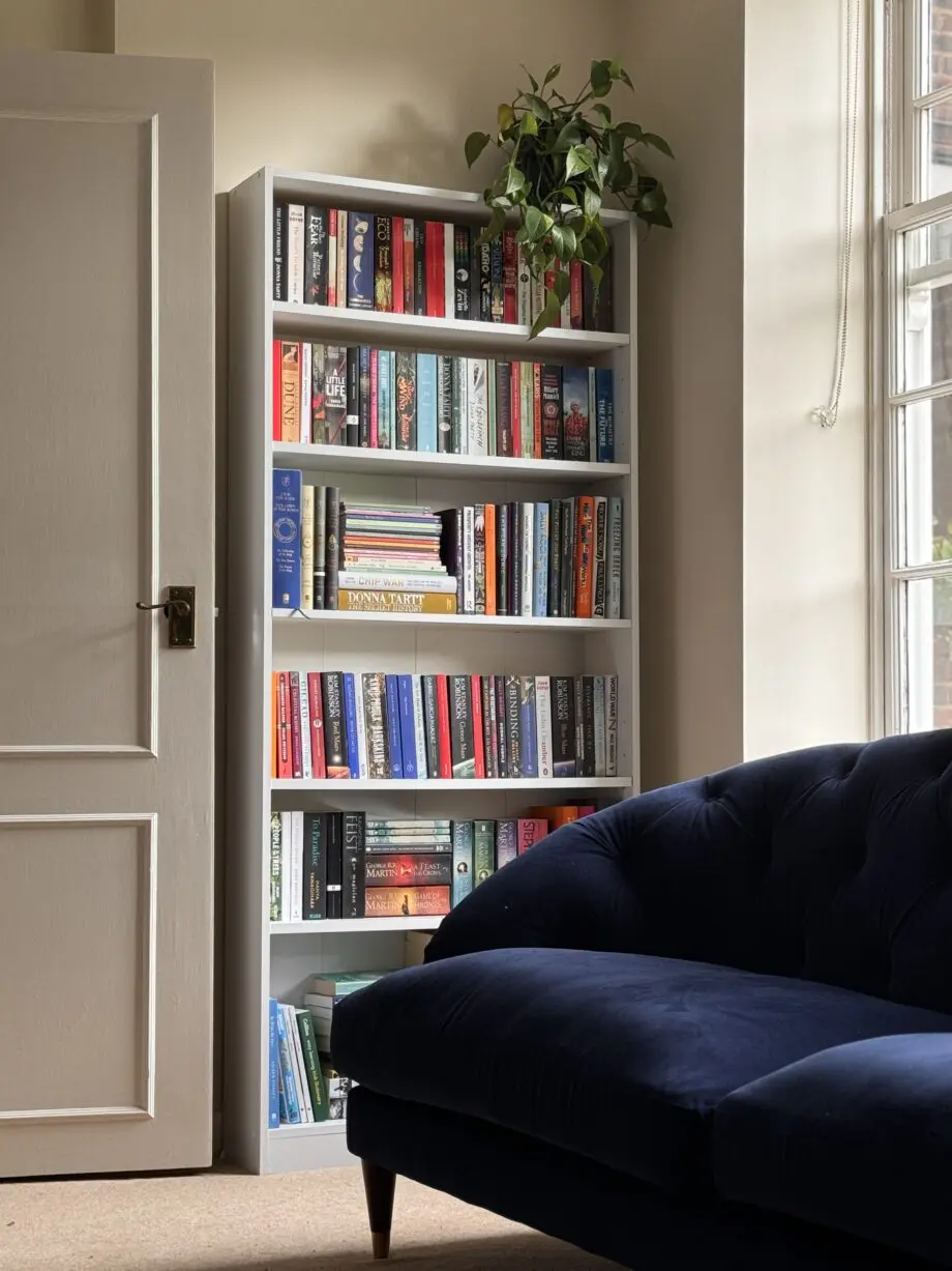 John Lewis Deep Blue Velvet 3-Seater Sofa