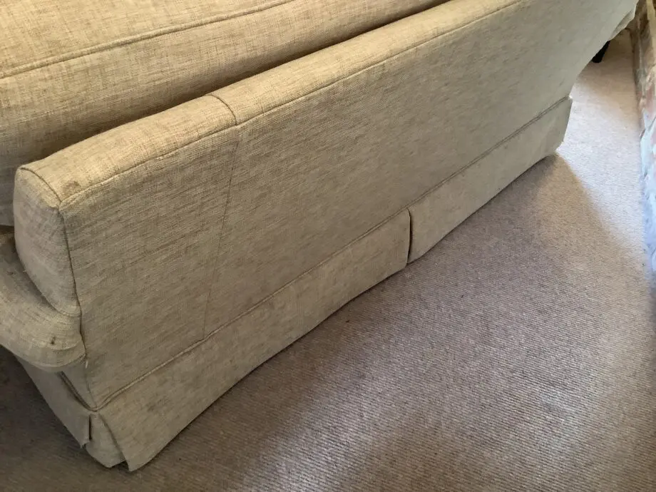 Laura Ashley LightYellow/Mustard Colour Sofa Bed