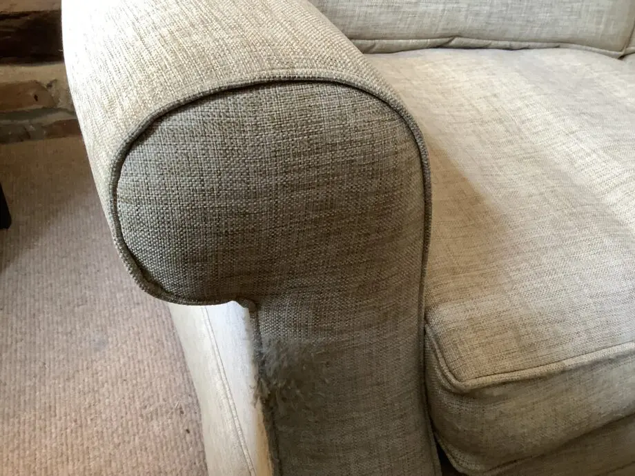 Laura Ashley LightYellow/Mustard Colour Sofa Bed