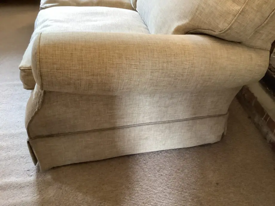 Laura Ashley LightYellow/Mustard Colour Sofa Bed