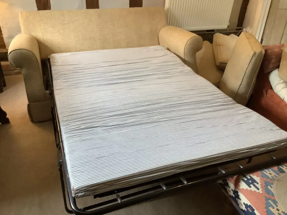 Laura Ashley LightYellow/Mustard Colour Sofa Bed