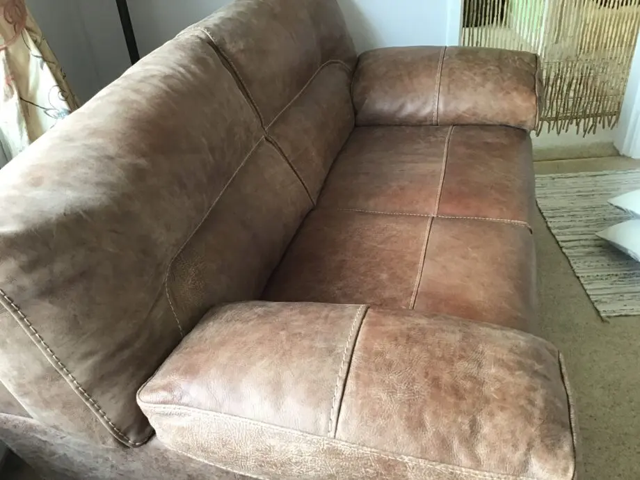 Nubuck sofa