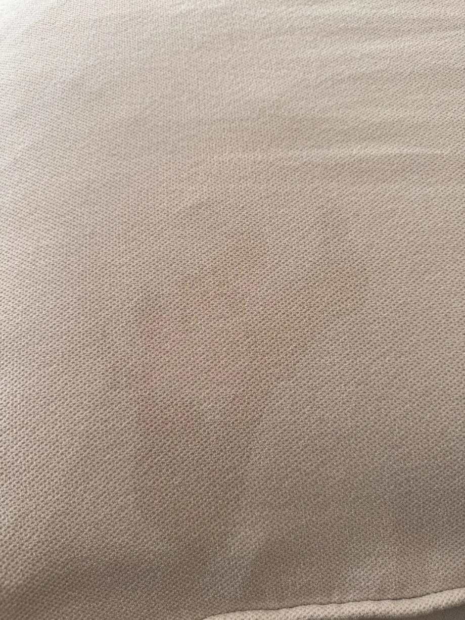 Beige/cream fabric 2-seater sofa