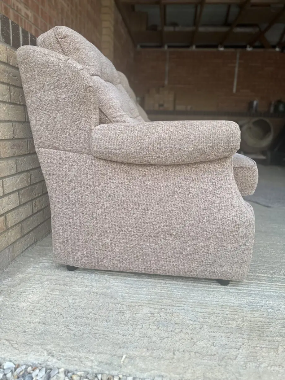 Brown 3 seater sofa