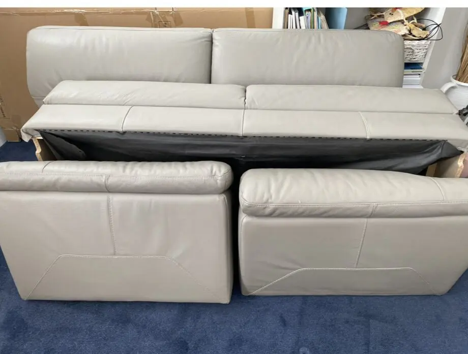 Luxury 3 Seater Serento Sofa - Grey